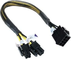 Akasa AK-CB8-8-EXT 8 kontaktų maitinimo šaltinio prailgintuvas – 30 cm