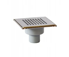 Akces PRIEDAI 11313 AXUS VERTIKALIOS NUOTEKŲ GRINTELĖS FI 50, 360ST. KVAPAS UŽRAKTA, NERŪDIJANČIO PLIENO GREDĖLĖS IR RĖMAS, MATĖ 150X150MM, BLIZDĖ SU PAKABA // S.KRAT-A.15X15-PION-50 / NI / MAT