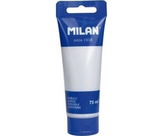 Milan Akriliniai Dažai 75ml - Sidabriniai, Metaliniai