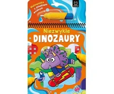 Aksjomat akvarelinių rašiklių spalvinimo puslapiai. Nežinomi dinozaurai. 37392