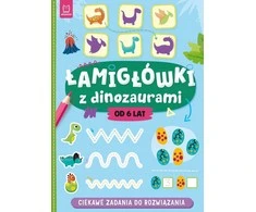 Aksjomat Dinozaurų galvosūkiai 6+ įdomios užduotys