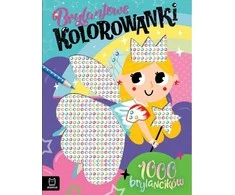 Aksjomat Aksomo spalvinimo knygelės su fėja. 1000 blizgučių KS1045