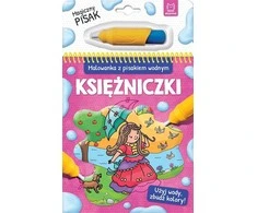 Aksjomat Spalvinimo knygelė su vandens rašikliu. princesės