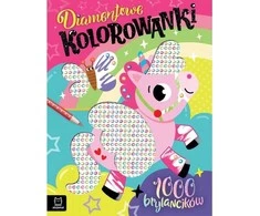 Aksjomat Aksominės spalvinimo knygelės su vienaragiu, 1000 blizgučių KS1050