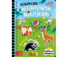 Aksjomat Książeczka su wielorazow.naklejk.W lesie 42533