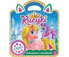 Aksjomat Kucyki - Malowanka su lipdukais - Paalace KS1078 - kūrybiškumą skatinanti veikla vaikams