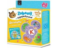 Aksjomat Mały mi to lubi! Zabawy logop.Układanki+ksi.40850