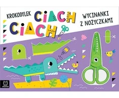Aksjomat Vaikų Knyga Su Žirklėmis KS1170 - Krokodilo Iškirpk!
