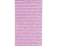 Dallprint Dekor.lipnūs kristalai 3mm 806vnt. Rožinis