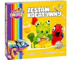 Akson Kūrybinis rinkinys iš 8 dažų + teptukas + molis