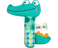 Akuku minkštas pliušinis žaislas Crocodile, A0644