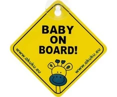 AKUKU A0645 Pakabukas/siurbtukas BABY ON BOARD