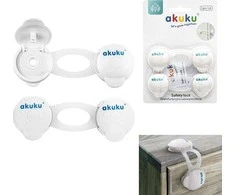 Akuku stalčių apsauga (2 vnt.), balta, A0648
