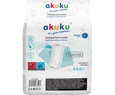 Akuku higieniniai įklotai po gimdymo, 10 vnt., A0659