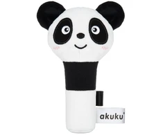 Akuku minkštas pliušinis žaisliukas/ barškutis Panda, A0706