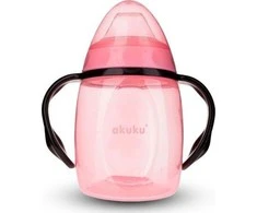 AKUKU neišsiliejanti gertuvė su dviem rankenėlėmis, 280 ml, A0429, Rožinis