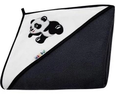 AKUKU 100x100 cm rankšluostis su gobtuvu PANDA, A1251