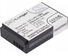 Cameron Sino Akumuliatorius Bateria Typu Lp-e12 / Lc-e12 Do Canon / Cs-lpe12mx