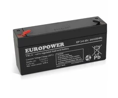 Akumuliatorius EP3-6 EUROPOWER 6V 3AH