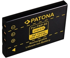 Akumuliatorius MadMan Patona fotobaterie pro Fuji NP-60 1050mAh