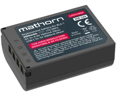 Mathorn Baterija MB-244 Ultimate 2600 mAh USB-C pakaitinė BLX-1