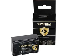 Patona Protect NP-FZ100 2250mAh / 16.2Wh battery for Sony NP-FZ100 A7 III, A7R III, A7RM3, Alpha 7 R III, A9, Alpha 9
