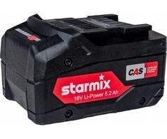Akumuliatorius STARMIX 18V 5,2 Ah