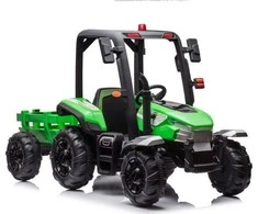 Lean Cars Elektrinis traktorius vaikams BLT-206, žalias