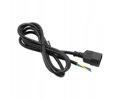 Akyga maitinimo kabelis su atviru alavo AK-OT-09C CU 3x1mm IEC C14 1.8m