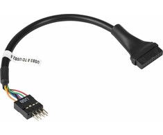 AKYGA Adapteris su kablem AK-CA-75 USB 9 pin m / USB 19 pin f 20cm