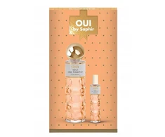 Al Haramain Oui de Saphir Pour Femme parfuminio vandens rinkinys 200ml + kvepalų vandens purškiklis 30ml