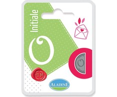 Aladine Dvigubas inicialų antspaudas O 2 cm Medžiaga: metalas Skersmuo: 2 cm Inicialas išgraviruotas tiek priekyje, tiek gale