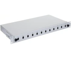 Alantec Sujungimo dėžutė 12xsc simplex / 12xlc duplex 19" 1u su priekine plokšte ir priedais