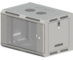 Alantec SW-6U-600-500-N-DSJ-OP-RP-B-S Prie sienos montuojama spintelė 19" 6U 600x500