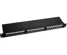 Q Lantec Patchpanel STP Cat.6 19 colių 1U 24xRJ45 LSA