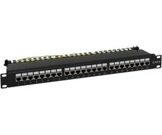 Komutacinė panelė NAVI LED STP cat.6 24 prievadų LSA 1U ALANTEC