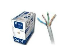 Alantec Tinklo kabelis - A-LAN KIU5PVC305 Cat5e U/UTP 305 m Pilkas