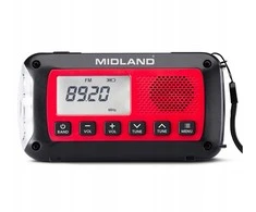 ALAN Midland ER100 avarinis radijas su 2600 mAh baterija
