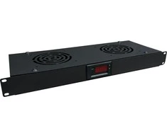 Alantec 19 "1U su termostatu (SA-F-1U-2-T-C)