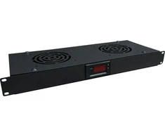 Alantec 19 "1U su termostatu (SA-F-1U-2-T-C)
