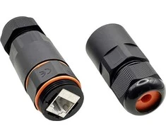 Hermetiška jungtis IP68 RJ45/RJ45 kat.6A STP ALANTEC