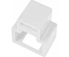 RJ45 kištuko užraktas nuo neleistino atjungimo, baltas (24 vnt. pakuotėje + raktas) ALANTEC