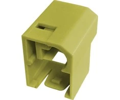 RJ45 kištuko užraktas nuo neleistino atjungimo, geltonas (pak. 24 vnt. + raktas) ALANTEC