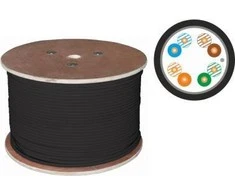 Alantec Kabelis F / UTP kat.5E PE 4x2x24AWG 500m IŠORĖS DRUGES ALANTEC - AlANTEC
