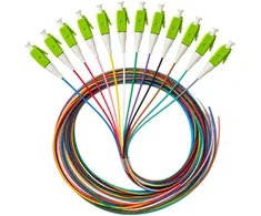 FO Pigtail SM 1J 9/125 (G.657.A1) wtyk LC/APC dł. 2 m "EASY STRIP" - najmniejszy dostępny promień gięcia (opakowanie 12 vnt, geltona) ALANTEC