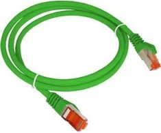 Patch-cord S/FTP kat.6A LSOH 0,5m žalia ALANTEC