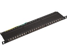 Alantec PK031 Patch panel OPTIMUM STP cat.5e 24 jungtys 0.5U 19"