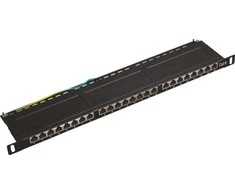 Alantec PK031 Patch panel OPTIMUM STP cat.5e 24 jungtys 0.5U 19"