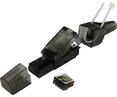 Wtyk RJ45 UTP kat.6 POE+, MPTL, beznarzędziowy na "gruby" drut 22-24 AWG ALANTEC