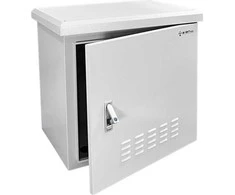 Alantec lauko pakabinama stelažo spintelė 19" 9U 600x600, 4 atraminės sijos, 4 kabelių įvadai, pilka ALANTEC